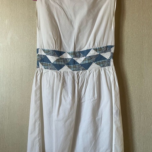 Sessun white cotton dress like new, size XS