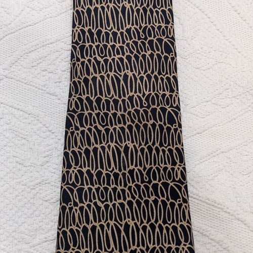 Trussardi tie used, 100% silk dark blue color