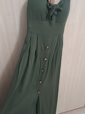 Dress khaki Otwo like new with cups, size M