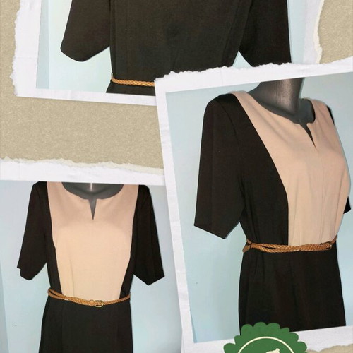Dressbarn Woman Two-Tone Dress like new for Office or Occasion