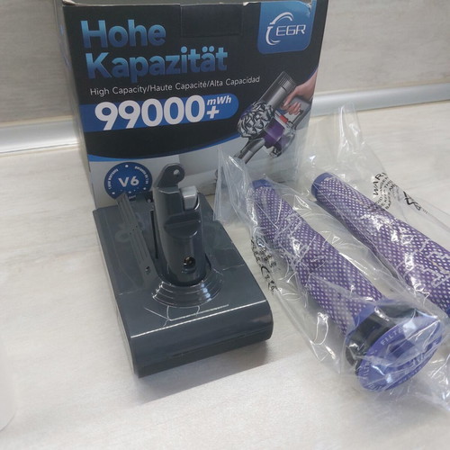 Dyson V6 Premium battery 4600mAh new with 2 filters gift