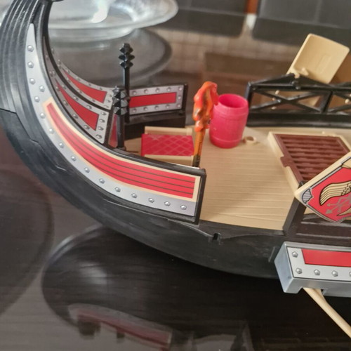 Playmobil figures and ship like new