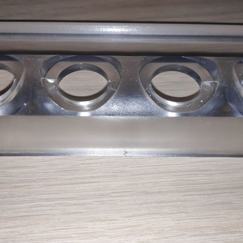 Cosmetic and amenities holder transparent plexiglass like new