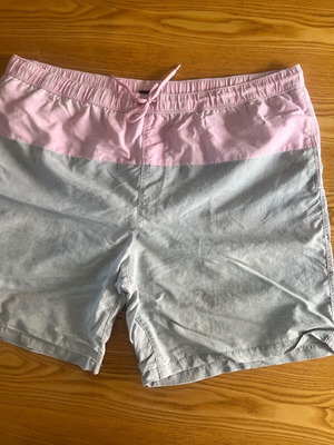 ASOS swim shorts 4XL pink gray like new