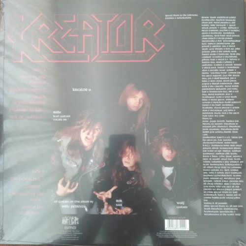 Kreator Pleasure to Kill LP άλμπουμ βινύλιο splatter σφραγισμένο