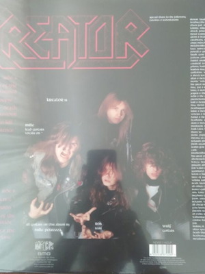 Kreator Pleasure to Kill LP άλμπουμ βινύλιο splatter σφραγισμένο
