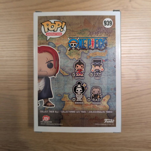 Shanks Funko Pop #939 One Piece like new
