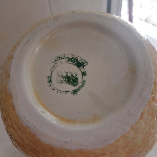 Handmade faience jug hand-painted like new