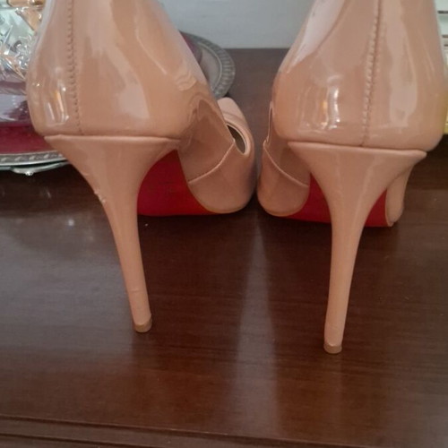 A.L.E. beige pumps size 41, heel height 11 cm
