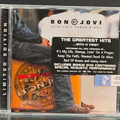 Bon Jovi The Greatest Hits CD like new, rock
