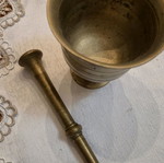 Bronze mortar vintage used