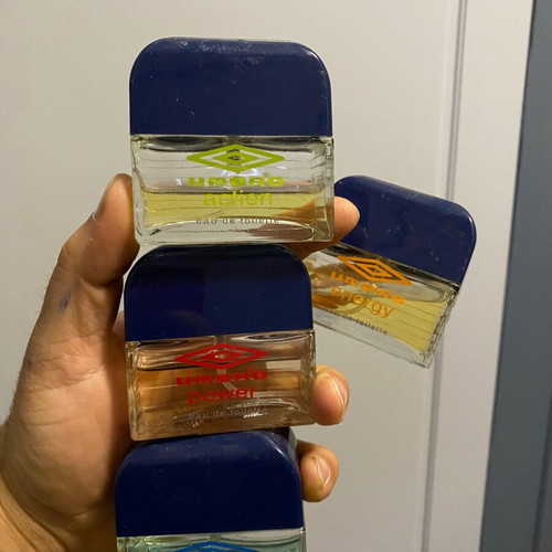 Umbro perfumes used, set of 4