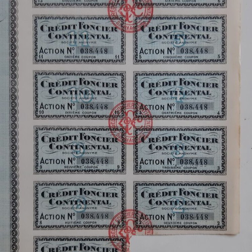 French Collectible Title 1926 Triptych with Coupons used