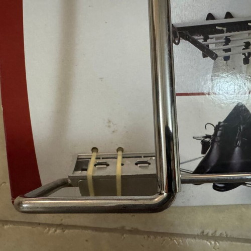 Inox wall or closet shoe rack adjustable length new