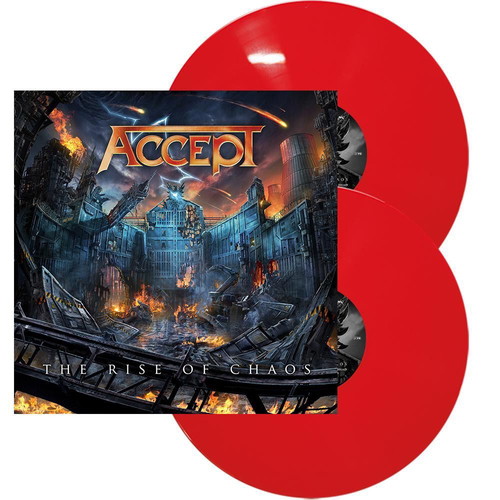 Accept The Rise of Chaos 2017 limited edition red vinyl 2LP new
