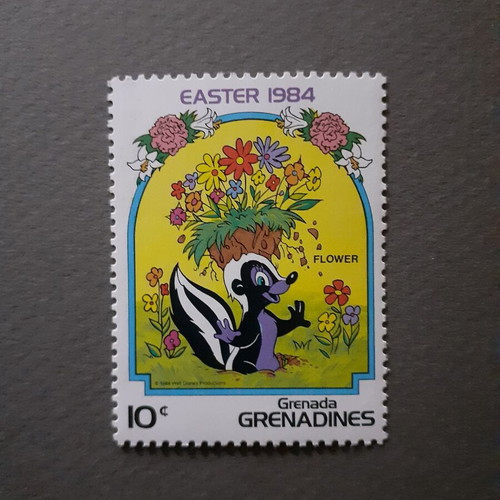 Grenada Grenadines Walt Disney Easter 1984 set of 6 stamps