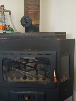 Water Boiler Fireplace like new