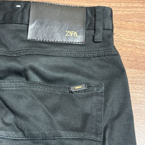 ZARA Skinny Fit Black Pants Size EUR 40 / USA 31 Like New