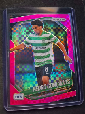 Pedro Goncalves 2025-26 Panini Prizm FIFA κάρτα σαν καινούργιο, Sporting CP