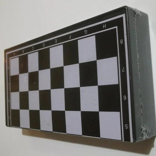Magnetic 3-in-1 board game for chess, checkers and backgammon, new