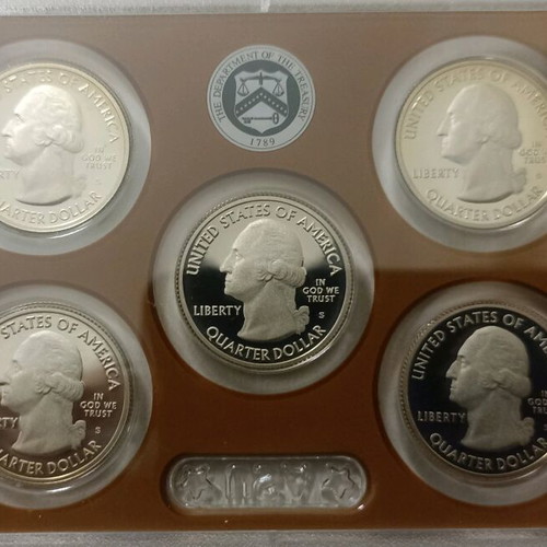 2011 USA America the Beautiful Quarter Proof coin set new