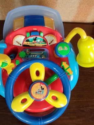 Mickey Mouse steering wheel used, fully functional