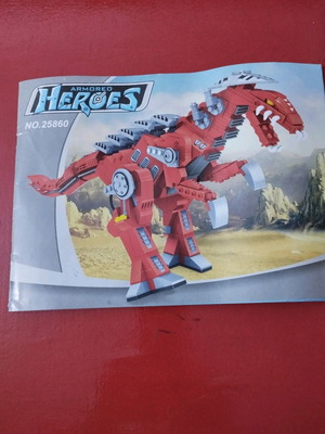 Dinosaur Building Blocks Like New
