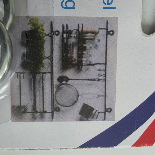 N&B stainless steel S-hooks with black caps