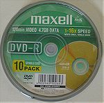  MAXELL DVD-R P10(CAKEBOX)16 X