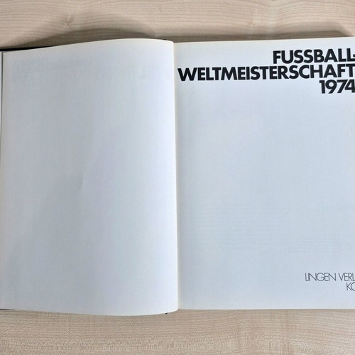 Fussbal Weltmeisterschhaft Deutschland 1974 used book