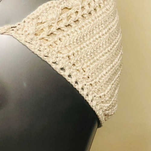 Knitted bikini bottom new, size S, beige