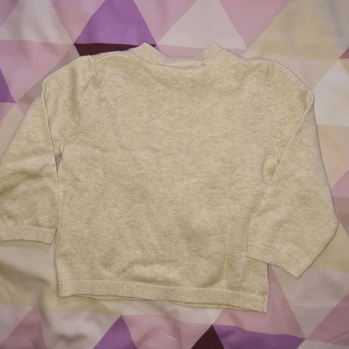 Baby cardigan size 6-9 months like new, beige Lupilu