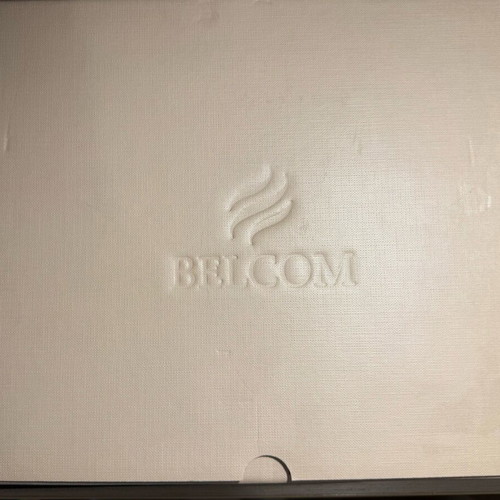 Photo album like new for newborns with silver-plated frame