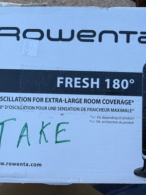 Rowenta Fresh 180° Tower Fan with Remote