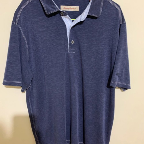 Tommy Bahama blue shirt size XL used in good condition