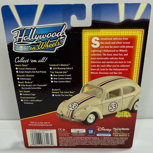 Johnny Lightning 2004 The Italian Job Mini Cooper White New