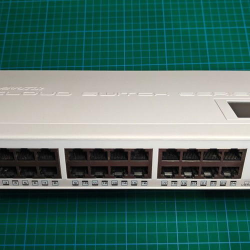 MikroTik CRS125-24G-1S-2HnD-IN Managed L3 Switch used with 24 ports