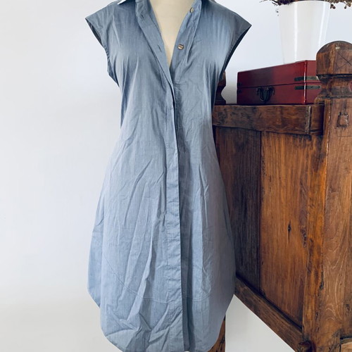 Ioanna Kourbela dress new, gray and blue, size small