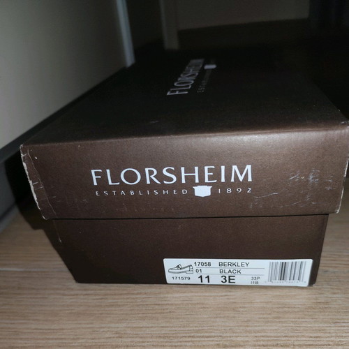 Florsheim Berkley Penny Men's Loafers in Black Leather New