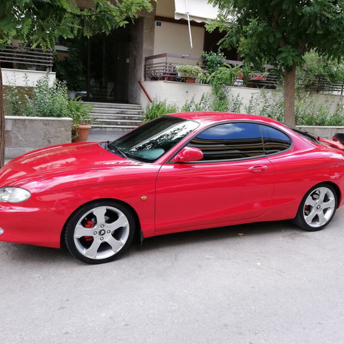 Hyundai Coupe 1.6 FX 1997 like new, manual, red, ABS, A/C