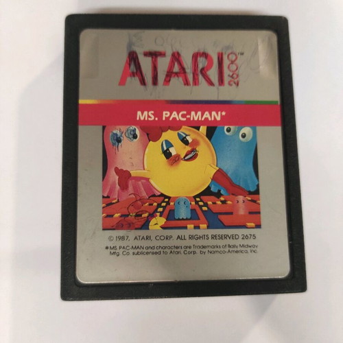 Atari Ms Pac Man video game like new