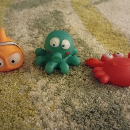 Bath squirters sea animals used, bath toys