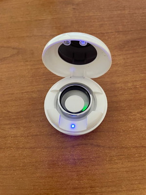Smart ring fitness and health tracker. Ασημί - μέγεθος 13.