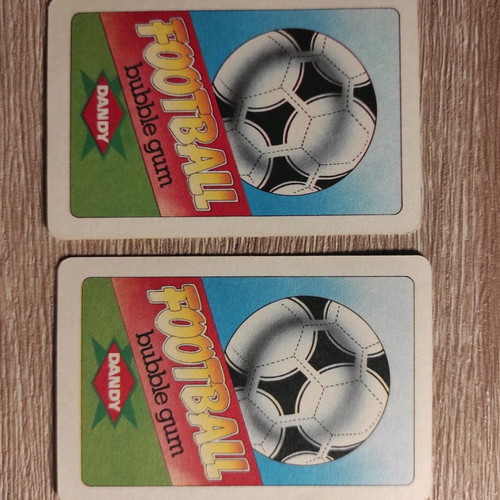 DANDY Football Cards like new, rare collectible from Brazil