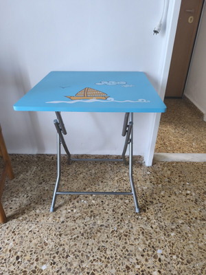 Folding table used, 60x60 cm, height 75 cm