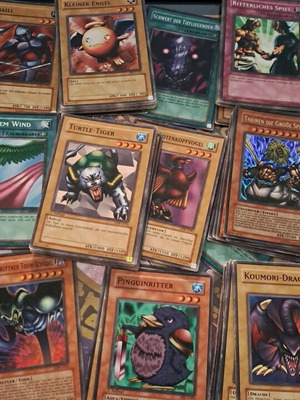 Yugioh κάρτες μεταχειρισμένες, παλιές σχολικές, 80 γερμανικές