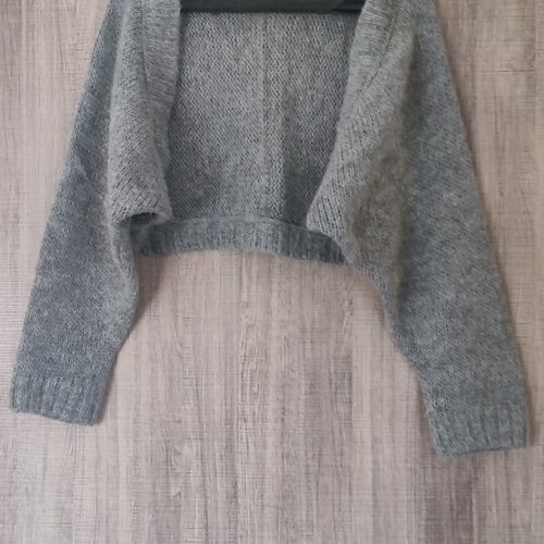 Zara bolero like new, gray, size M