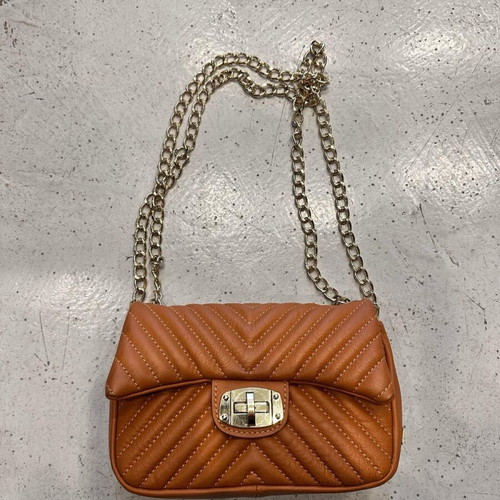 Becato shoulder and crossbody bag new, brown cinnamon
