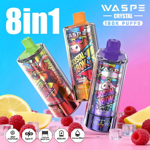 Vape ΤΕΡΑΣ 180 000 puffs 8σε1 with screen, new