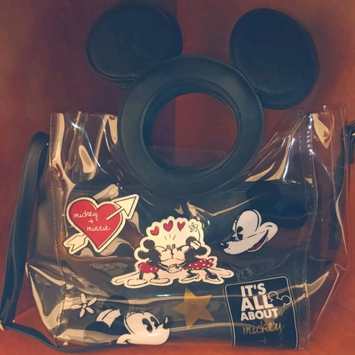 Disney shoulder bag like new, black and white